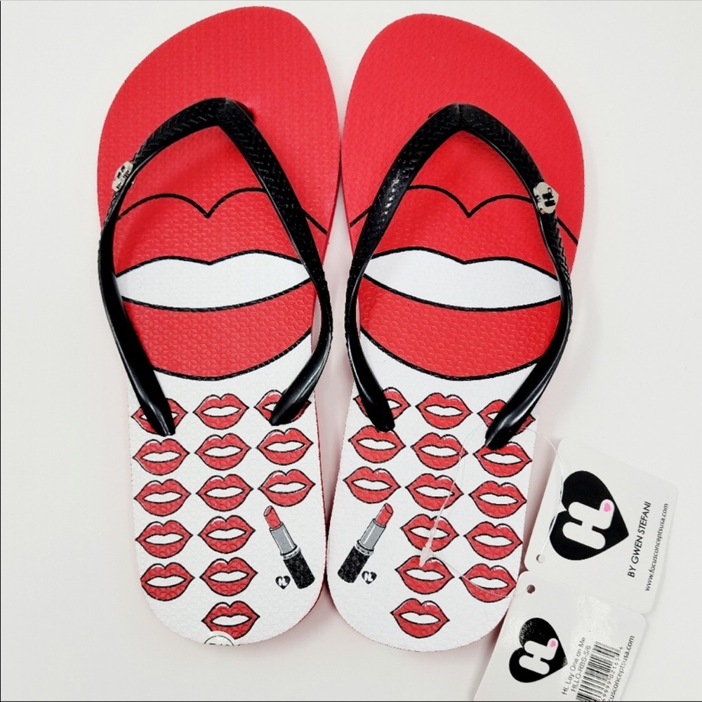 - Harajuku Lovers by Gwen Stefani Flip Flops